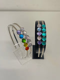 Handcrafted Dichroic Glass Alice Band Headband Collection