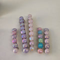Handcrafted Dichroic Glass French Hair Barrettes