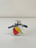 Handcrafted Fused Glass Wildflower Reed Diffuser – Floral Home Fragrance