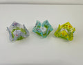 Handcrafted Fused Glass Floral Tealight Candle Holder